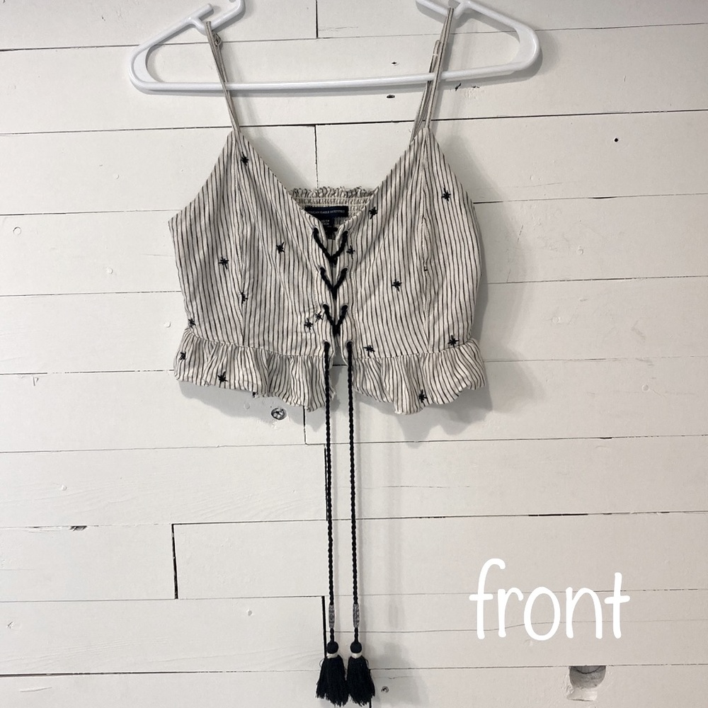 American Eagle Outfitters cropped corset tank